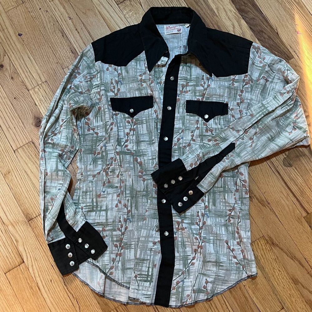 Vintage 1970's Cowboy Shirt